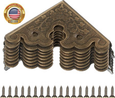 8 Pcs Bronze Decorative Table Corner Protectors, Vintage Corner Protectors for F