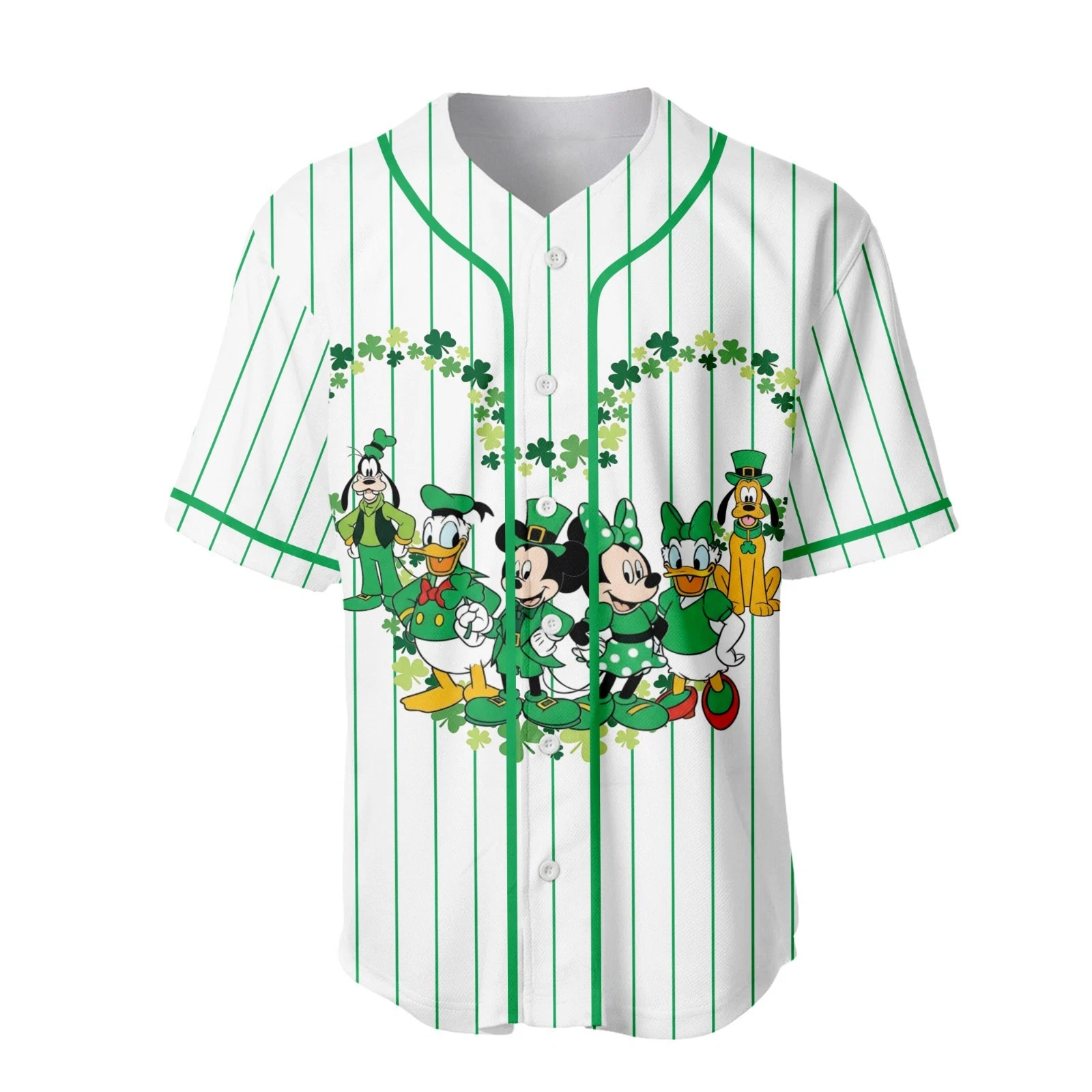 Personalized St. Patrick’s Day Baseball Jersey for Adults