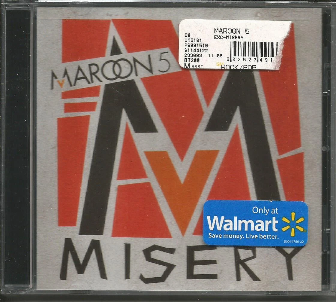 Misery Maroon 5 Album Cover