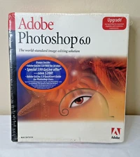 Adobe Photoshop 6.0 Upgrade for Macintosh Brand New Sealed - PLEASE READ