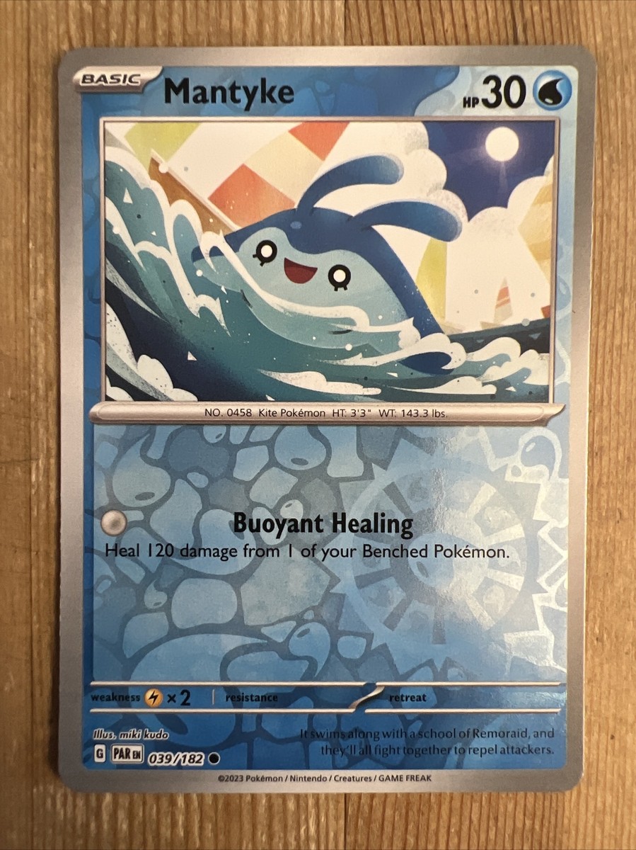 Pokémon TCG Mantyke Paradox Rift 039/182 Reverse Holo Common | eBay