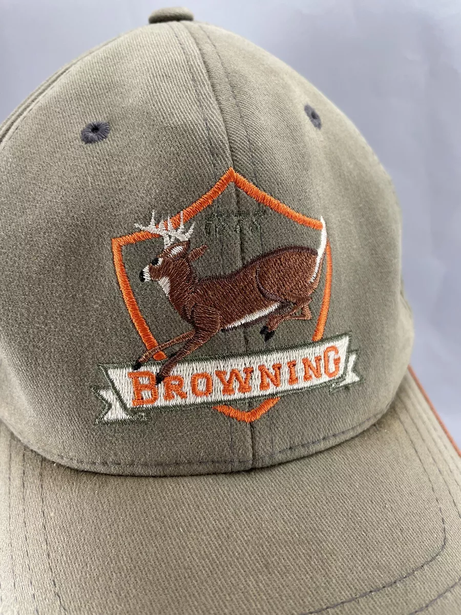 Browning Flex Fit Hat 1878 Buck Crest | eBay