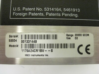 MKS INSTRUMENTS 1179A53CR1BV-S - Regolatore Di Flusso Usato In Buone Condizioni