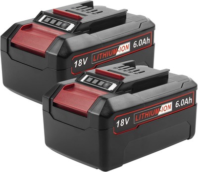 Long-Lasting 18V 6000mAh Battery Packs for Einhell Tools - 2 Units Included