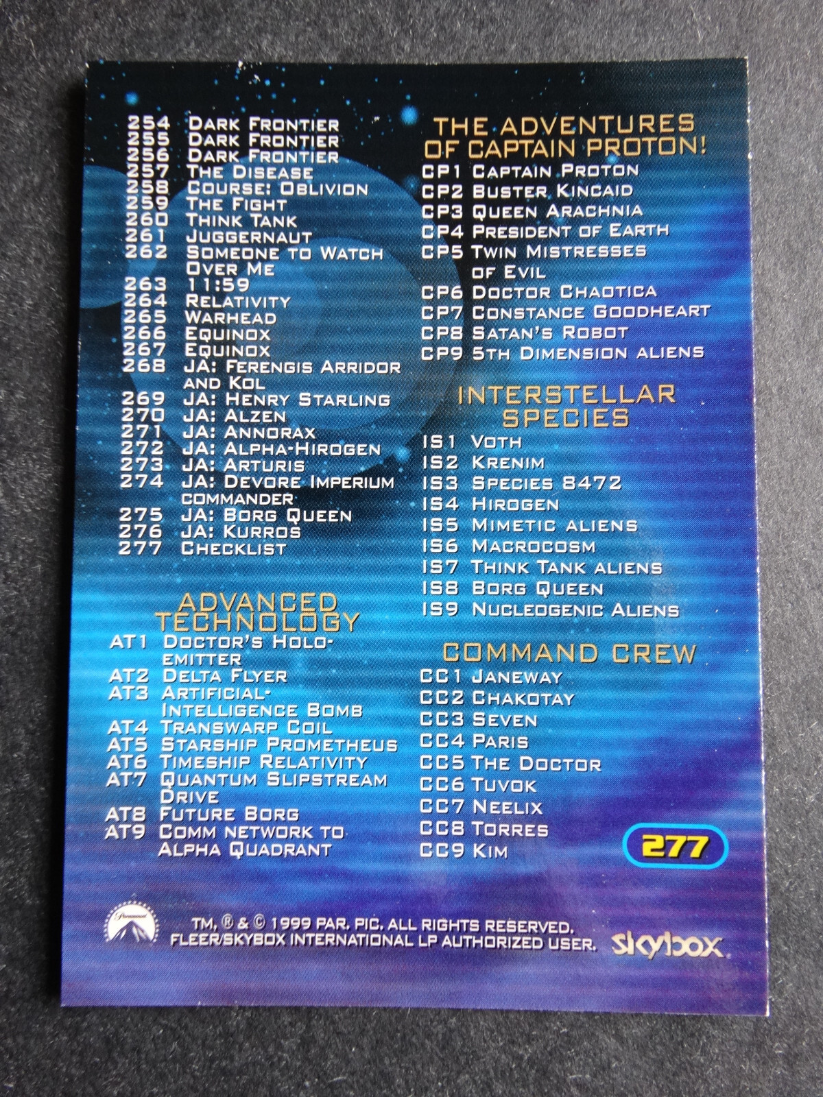 1999 SkyBox Star Trek Voyager Closer Home Card Complete Your Set U Pick 178-277 - Picture 139 of 141