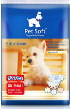 Doggie Diapers - Disposable Dog Diapers for Female in Heat Period or Urine Incon