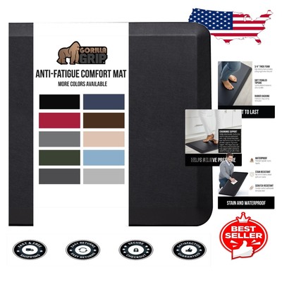 Premium Ergonomic Anti-Fatigue Kitchen and Office Mat - Waterproof Design