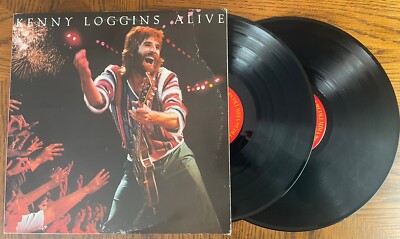 Kenny Loggins Alive 33RPM 12'' Vintage Vinyl Live Double LP 1980 Very Good CBS