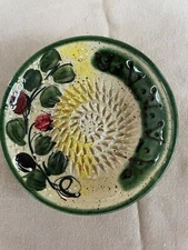 Unique Graters Hand-Painted Ceramic Garlic Grater Bowl Spain Ceramica Andaluza
