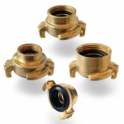 MARKENLOS Schnellkupplung Schlauchkupplung Messing Innengewinde kompatibel mit Geka System