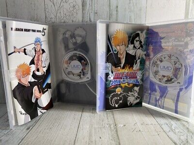 PSP Bleach Set of 2 Japanese Version PlayStation Portable USED Games ANIME  Jump