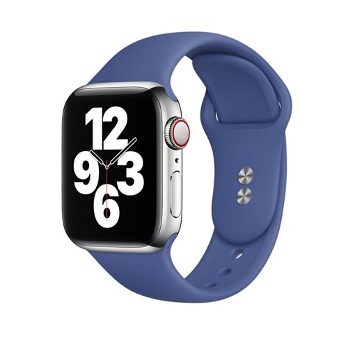 Cinturino Silicone Sport 40/44/41/45/49mm per Apple Watch Serie 9 8 7 6 5 4 SE - Foto 19 di 69