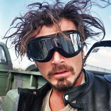 Motorradbrille Bikerbrillen für Brillenträg...