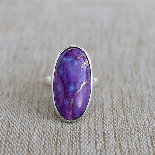 NOVICA Handmade Sterling Silver Wrap Ring - Chalcedony & Amethyst, 'Luminous Harmony'