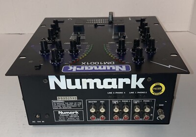 NUMARK 4 channel Preamp Audio Mixer DM1001X As Is ! NO Power