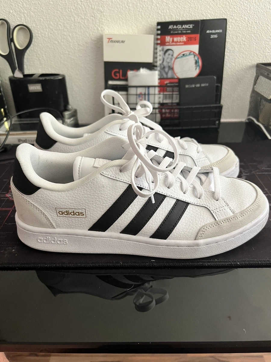 Adidas Grand Court SE White Sneaker Men s Shoes Size 9.5 USED Fast Shipping