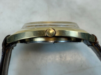 Vintage SEIKO Automatic Men's Watch. Automatic Day Date Gold Tone