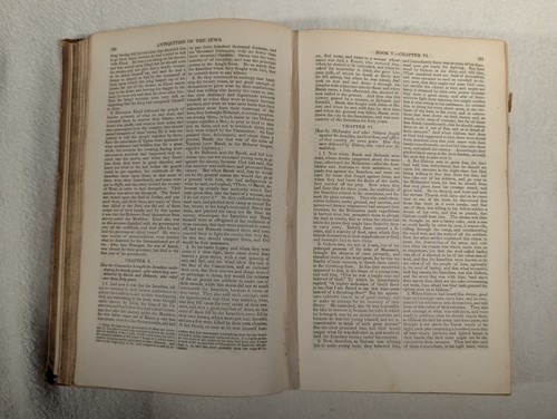 Antique 1841 Works of Flavius Josephus ~ William Whiston ~ Three Dissertations - Picture 8 of 13