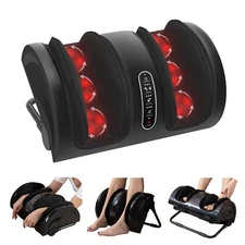 Snailax Shiatsu Foot Massager Machine with Heat,Leg Massager,Home Rehab Therapy