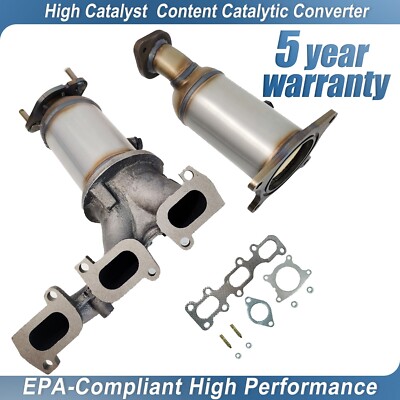 Ford F-150 3.5L Catalytic Converters Left & Right Set For 2011-2014 Models - Direct Fit EPA
