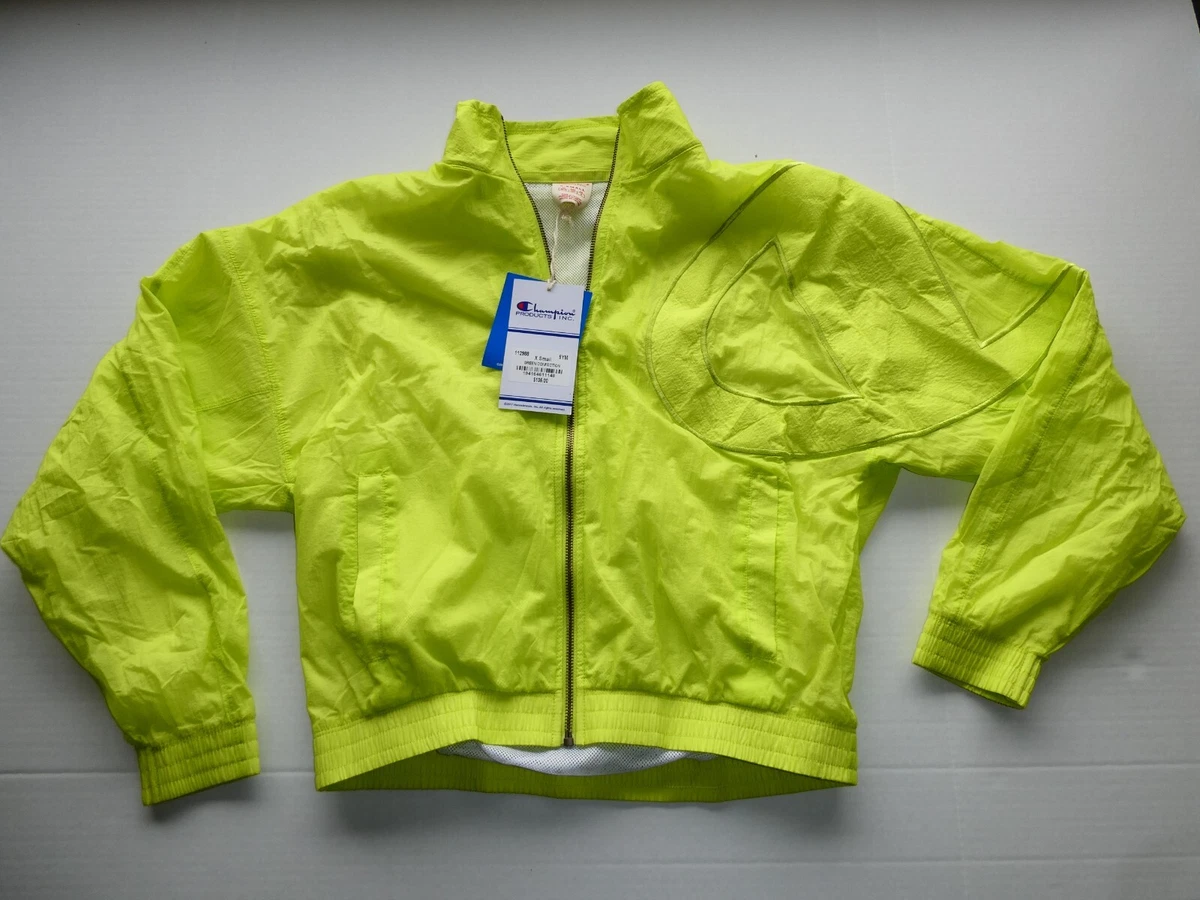 Champion Women's Oversized C Logo Track Jacket Volt - SIZE X-SMALL -  112988-5YM | eBay
