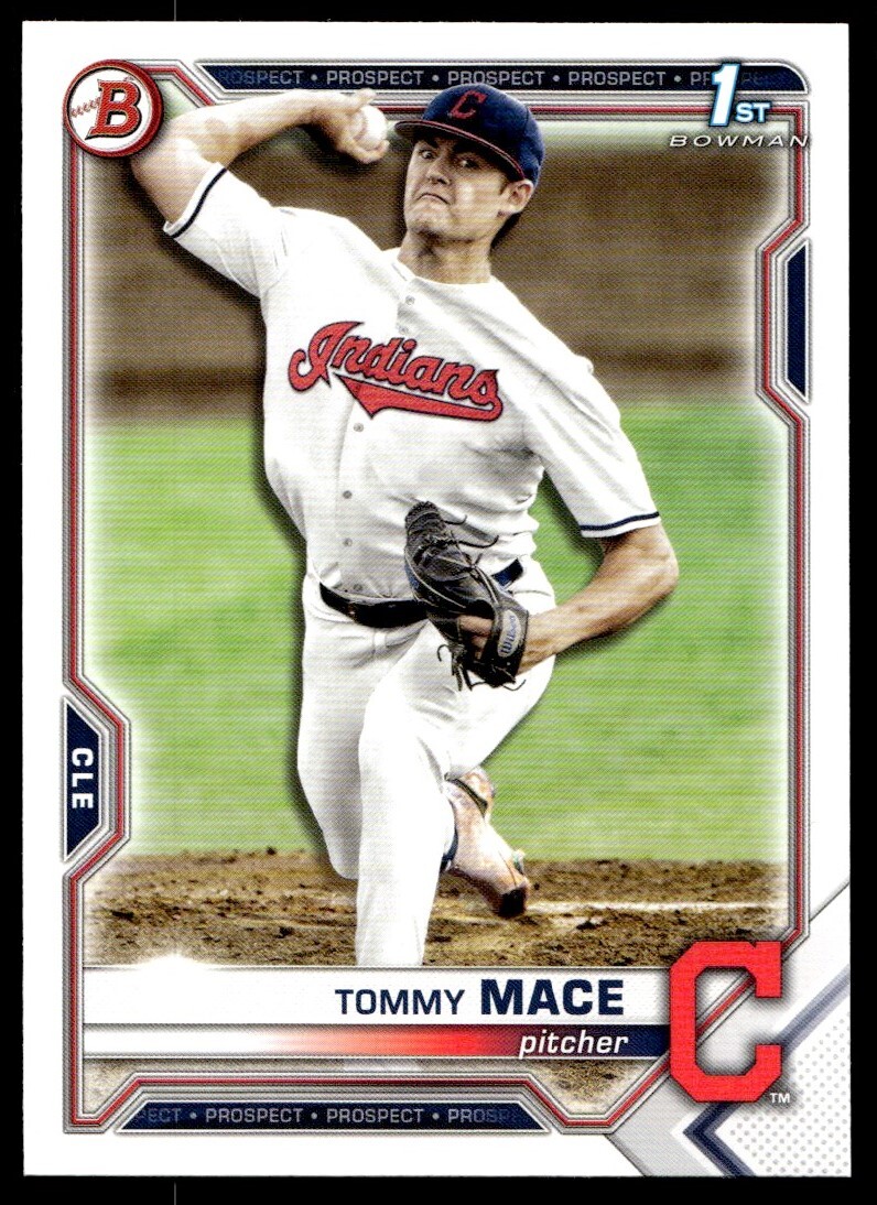 2021 Bowman Draft Tommy Mace G792 Cleveland Indians #BD-111 | eBay