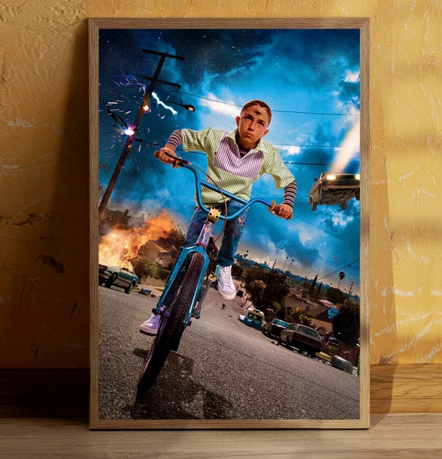 BAD BUNNY ポスター 青 YHLQMDLG - Bad Bunny Album Poster 20x30 24x36 Music Poster | eBay