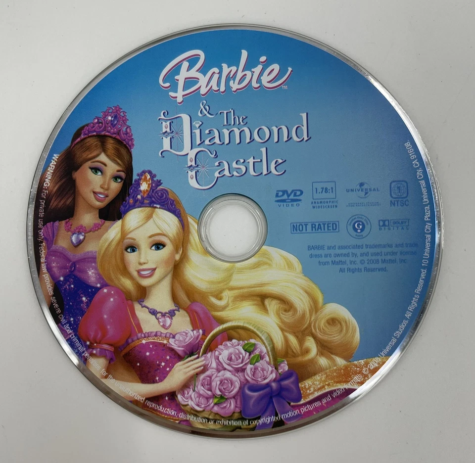 Disney Pixar Barbie DVD's DISC ONLY No Cases or Artwork Children's Family Movies - Image 4 of 4