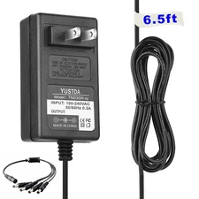 4 Plug Tip 12V AC Adapter For SANNCE 4CH 8CH 16CH Channel CCTV Security Camera