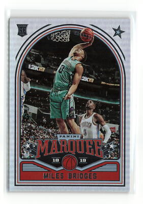 MILES BRIDGES #243 RC 2018-19 PANINI CHRONICLES MARQUEE HORNETS