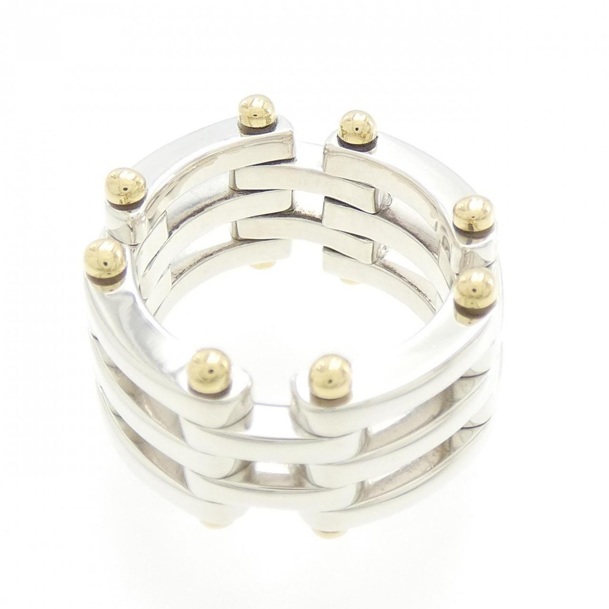 Tiffany ゲートリング セット Authentic Tiffany Gate link Ring #260-007-202-1262 | eBay