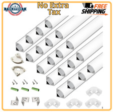 20-Pack 3.3FT 1Meter V Shape LED Strip Aluminum Channel Diffuser System, Extrude