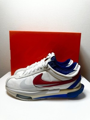 Nike Zoom Cortez SP Sacai White University Red Blue Men s Size 7.5.