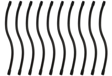 Ten Pack of Flexible Black Goosenecks for Microphones; 19" Length 10PK-GFW-MIC-