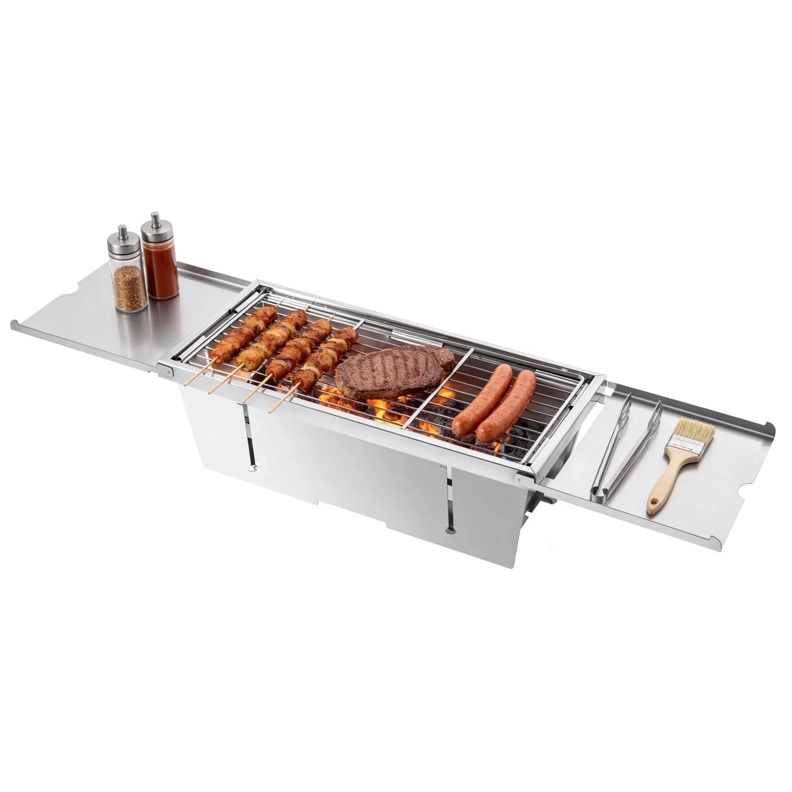 Auto Unfold Portable Stainless Steel BBQ Grill Foldable Outdoor Camping Cooker
Opens in a new window