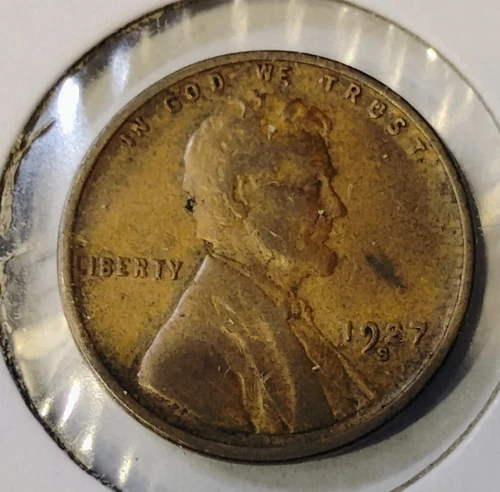 1927 S Lincoln Wheat Cent, Penny, XF condition