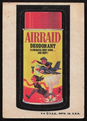 1974 Topps Wacky Packages 6th Series Airraid