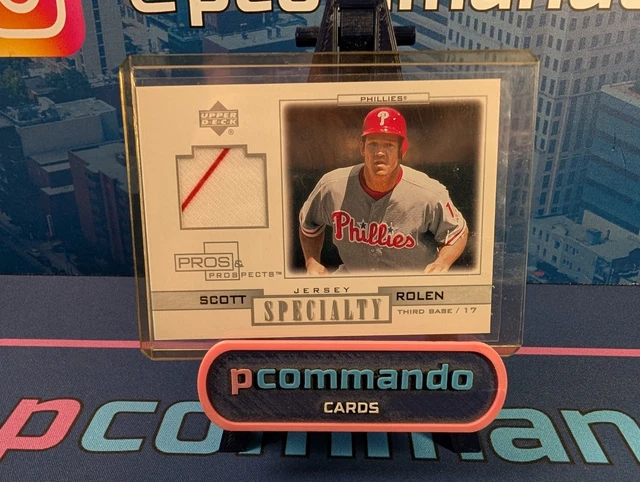 2001 Upper Deck Jersey Specialty Scott Rolen Game Used Patch Baseball Card