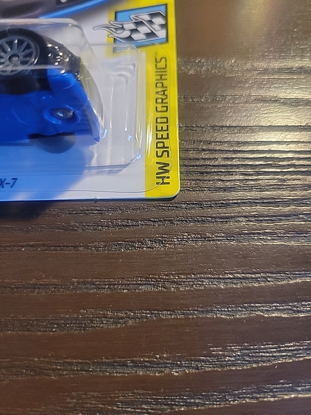 2017 Hot Wheels Speed Graphics 95 Mazda RX-7 Black SLIGHT DAMAGE ON CARD BOTTOM 