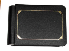 Creative Memories Scrapbook 5x7 Black with gold Album with 20 Pages/40 sides