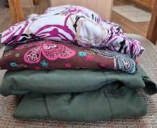 4 Women's Scrubs Cherokee Sanabel Tops Blouse 3X 2 Green 2 Prints