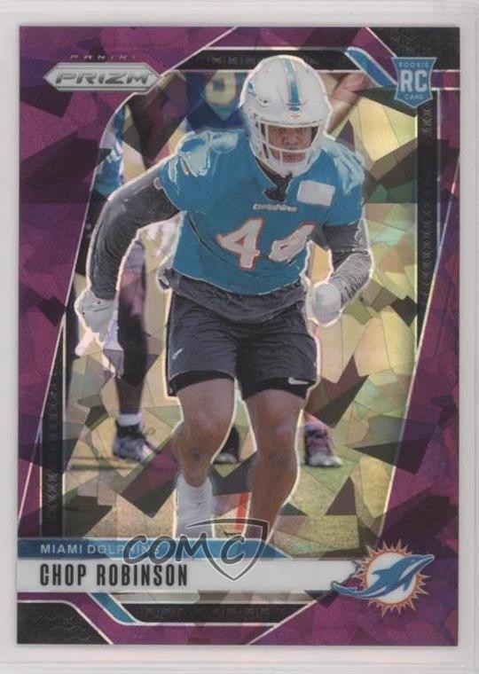 2024 Panini Prizm Rookies Purple Ice Prizm 115/225 Chop Robinson #319 06wa