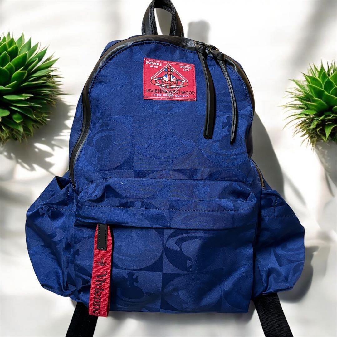 Vivienne Westwood チェッカー ORB リュック ブルー Vivienne Westwood Checker Orb Backpack Blue | eBay