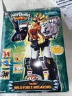 Vintage Power Rangers Wild Force DX Deluxe 10" Megazord 2002 Bandai With Box!