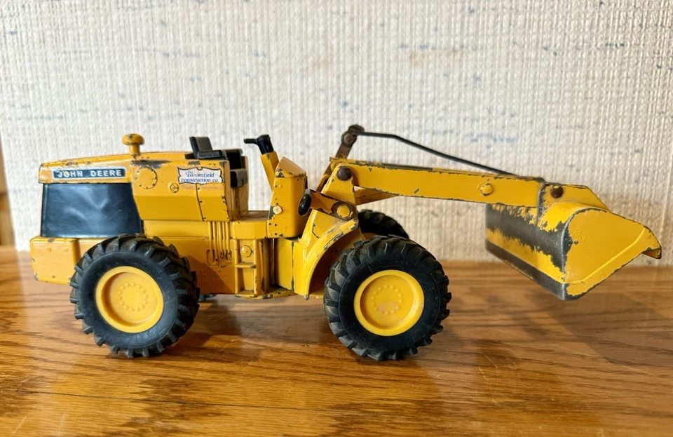ERTL JOHN DEERE FRONT LOADER DIE CAST TOY NICE #507 1:16 - Image 3 of 4