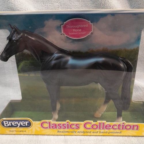 NEW Breyer Classics Collection Black Thoroughbred Horse # 935 SEALED 1:12 - Picture 2 of 6