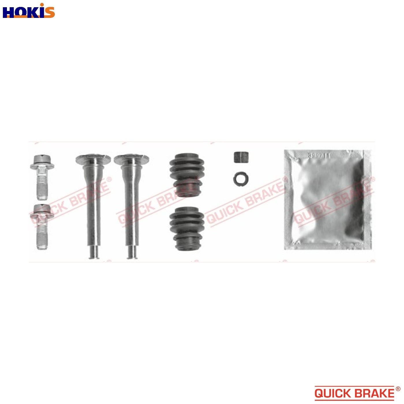 Front QUICK BRAKE 113-0034X Guide Sleeve Kit, brake caliper for OPEL,VAUXHALL - Image 12