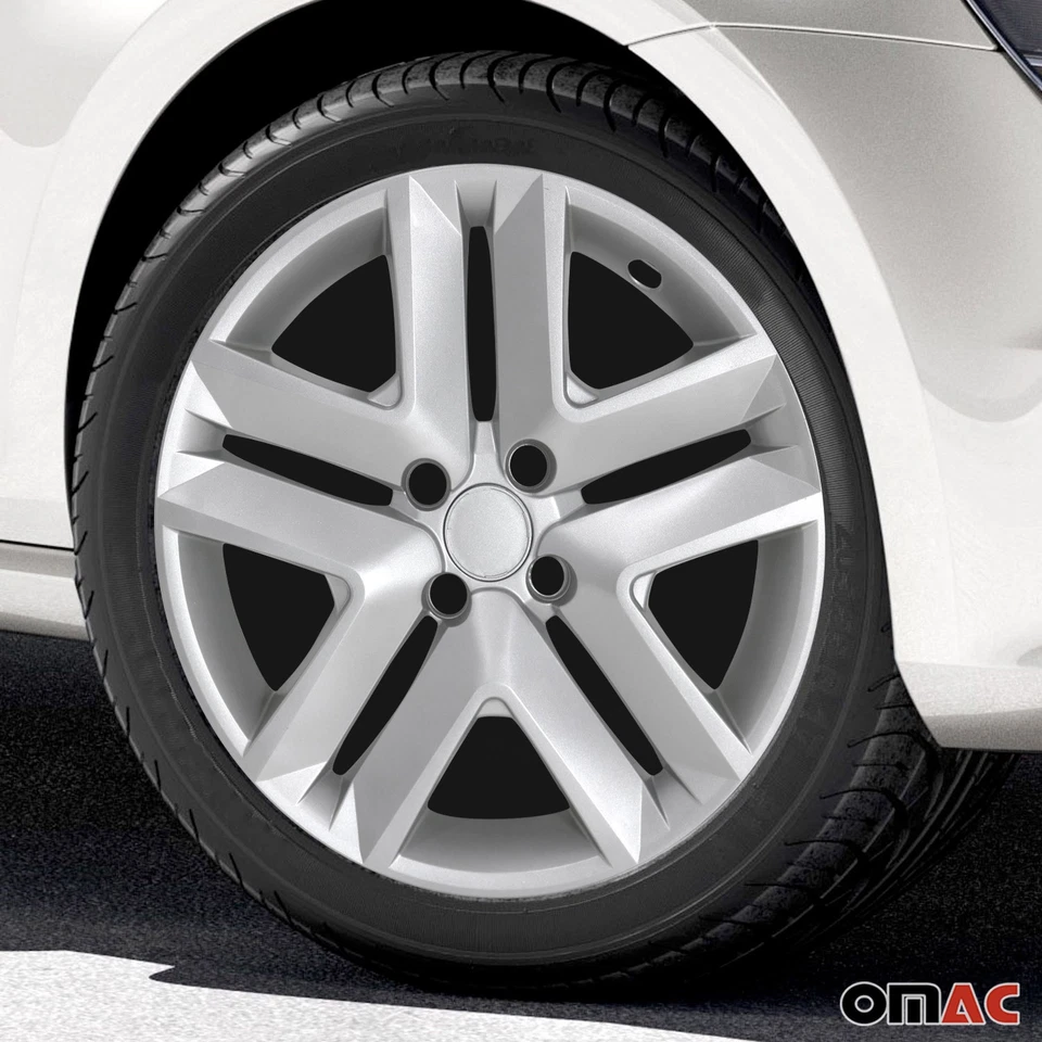 4x Tapacubos Cubiertas de Rueda 16" para Subaru Gris Plateado Foto 2 de 4