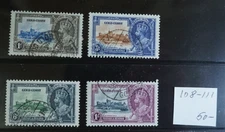 Gold Coast Silver Jubilee set #108-11 used