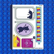 New LEGO Anna and Elsa's Storybook Adventures 43175 Sticker Sheet 1 Only Qty 1